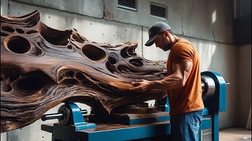 Talented Woodworker Turns Trash Wood into a Stunning High-Value Art Vase
