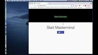 Mastermind game demo Nov-2021
