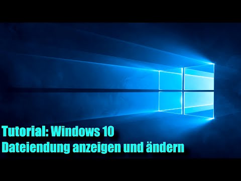 Windows 10 Dateiendung anzeigen / Dateizuordnung ändern