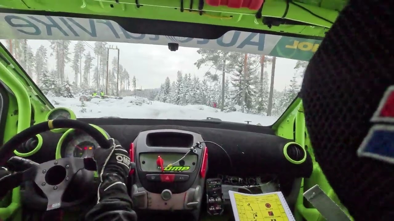 Toivakka Ralli EK4 14.2.2026 Vilho Mattila Sami Heino Toyota Aygo