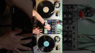 This is how I Mix Oldschool Vinyl Records #dj #turntablism #hiphop #vinyl #mix #scratch #80s