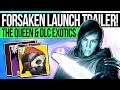 Destiny 2 | DLC LAUNCH TRAILER &amp; MARA SOV! New Exotics, Guardians Speak, DLC Vendors &amp;Update Info