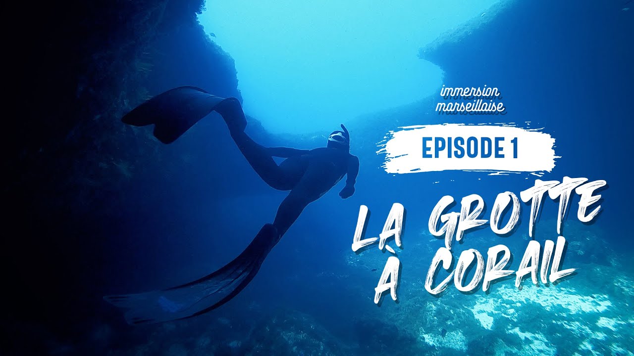 En apnée dans les Calanques Marseillaises - Episode 1- La grotte à Corail