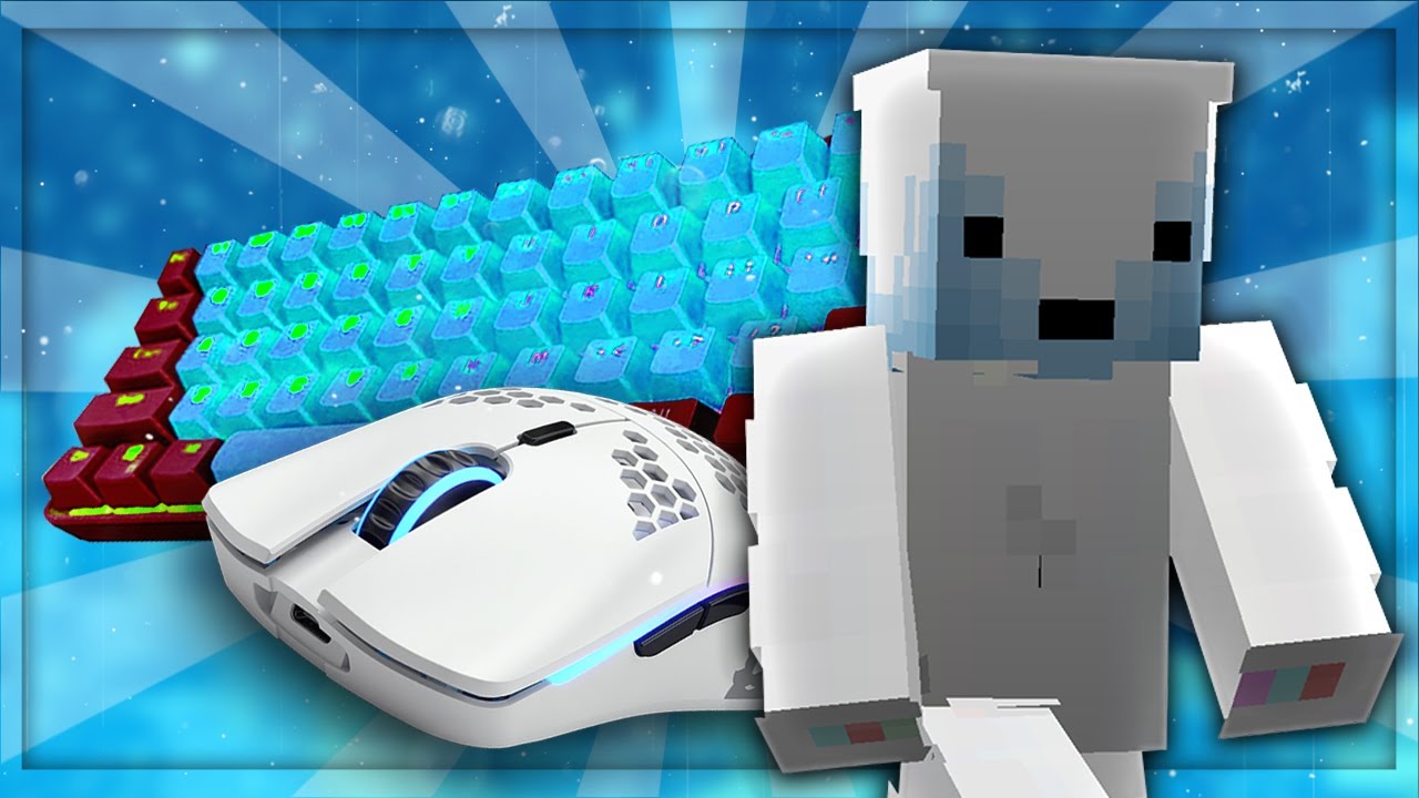 Keyboard + Mouse ASMR Sounds *CLICKY* | Hypixel Bedwars
