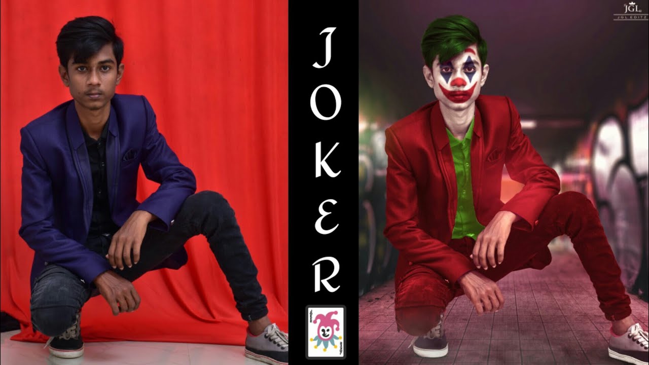 Photoshop photo editing | Joker concept | Manipulation editing | JGL editz