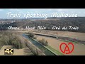 Alsace  trainspotting mulhouse ouest  cit du train  elsass  4k