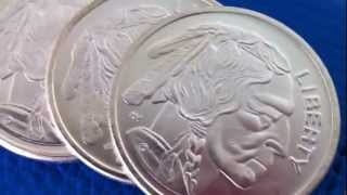 Raging Buffalo Indian Head Silver Rounds