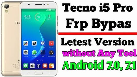 Tecno i5 / i5 pro Frp Unlock Google Account Bypass 2021 without PC 100% warking