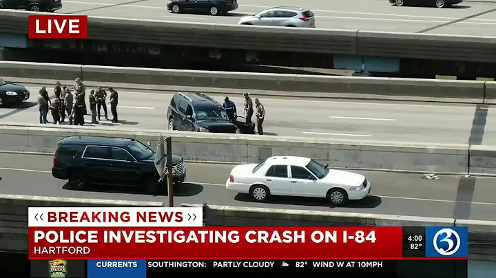 VIDEO: I-84 east closed in Hartford due to crash, police investigation
