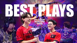 BEST PLAYS OF VCT MASTERS MADRID | ACES AND CLUTCHES | VALORANT