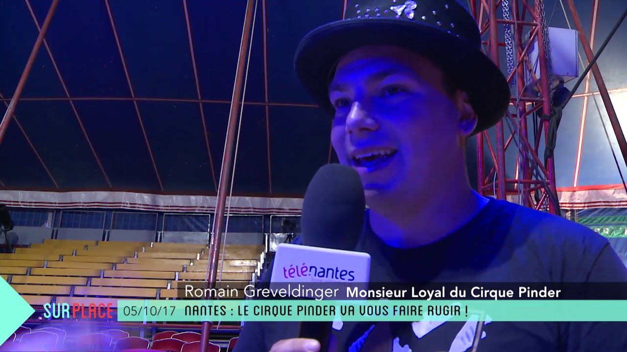 Sur place au cirque Pinder