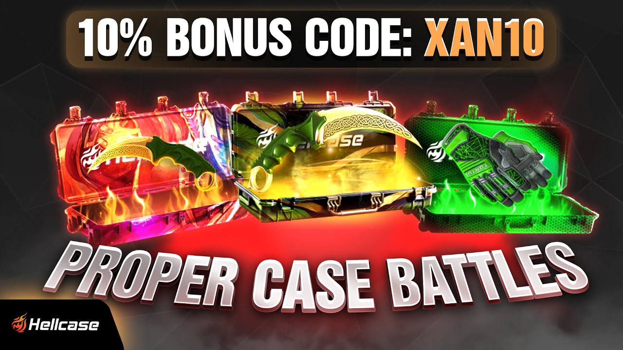 THIS IS HOW YOU PLAY CASE BATTLES PROPERLY | HELLCASE PROMO CODE 2025