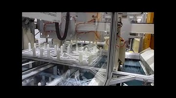 Multi Cavity De-moulding system using a high speed de-molding robot