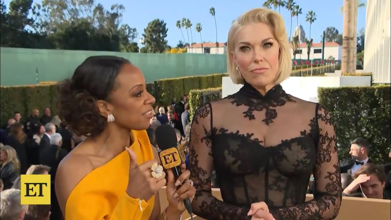 Hannah Waddingham - Golden Globes Interview, Entertainment Tonight
