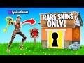 I Went UNDERCOVER in a RARE SKIN ONLY Tournament! (Fortnite)
