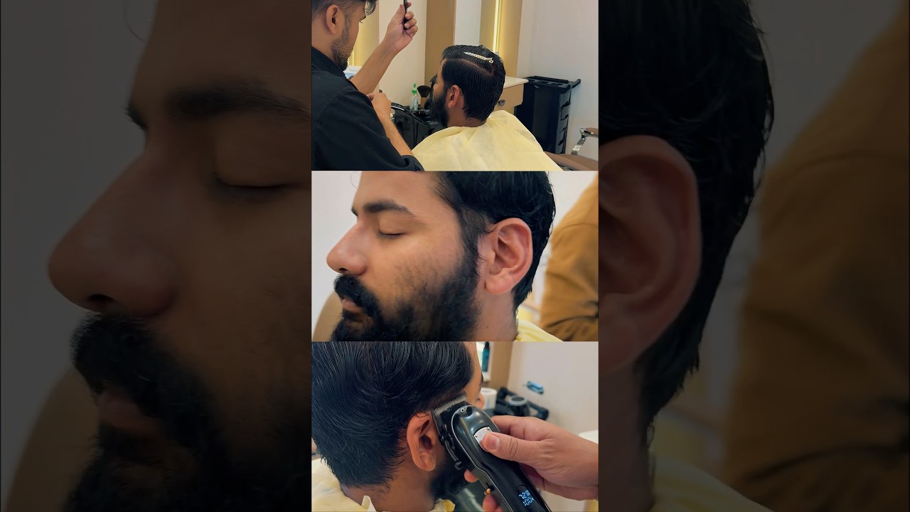 new hairstyleand 😲 beard style✂️💈