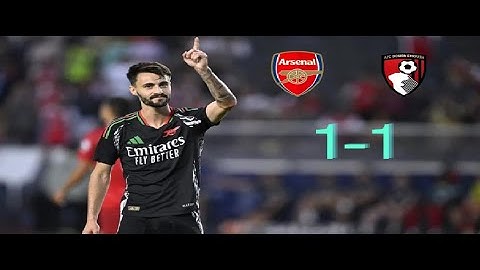 Arsenal vs Bournemouth 1-1 Pen(5-4) All Goals & Highlights | Club Friendlies Full HD