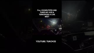 Full video on my channel #n55 #downpipe #bmw #435i #fyp #pov #f82 #f33 #nightdrive #bimmer #nyc