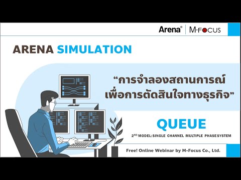 2nd Model Single Channel Multiple Phase System : Arena Simulation - video from M-Focus
