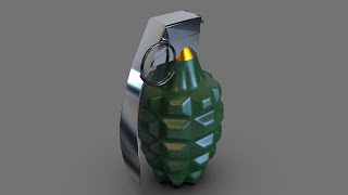 Grenade Blender 2.8 Modeling
