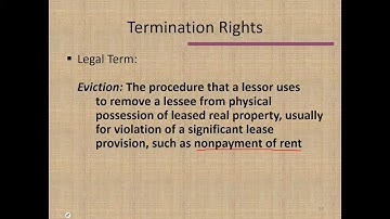 Second Lecture for Chapter 6: Legally Managing Property (HAMG 1340)