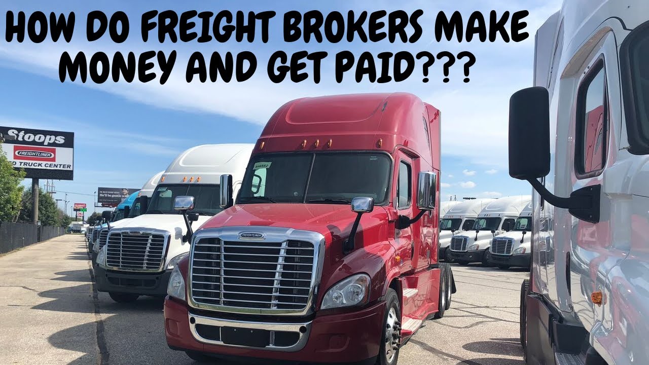 how does a freight broker make money