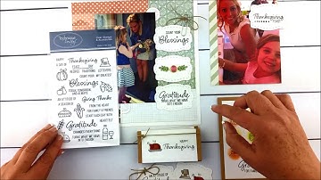 Introducing the Happy Thanksgiving Stamp Set - Technique Tuesday