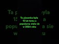 Ta piosenka była 15 lat temu