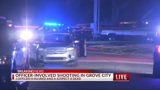 Officer shot, suspect dead in Grove City