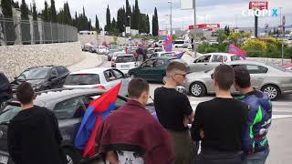 Karusel Torcide Pred Nogometnu Utakmicu Izmedju Hajduka I Istre 1961