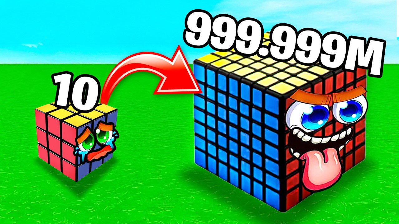 Wir WERDEN der GRÖßTE RUBIKS WÜRFEL in Roblox!