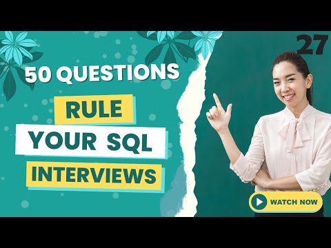 BEST 50 SQL Questions to Rule Interviews and Land Offers - Leetcode  1729 | Data Science | Analytics