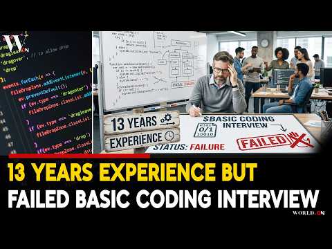 13 Years Experience But Fails Basic Coding Interview