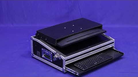 CASE PARA 2 MONITORES TOUCH E TECLADO DO SISTEMA LV1 WAVES