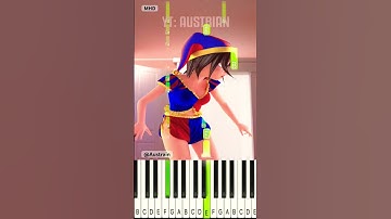 POMNI ESCAPES FROM TADC (ENDING) - THE AMAZING DIGITAL CIRCUS @AustrianOfficial - Piano Tutorial