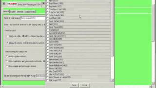 Golf Score Wizard - Desktop Application - Create League Part1 screenshot 4