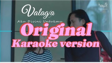 Valagia - Aku Disini Untukmu | Karaoke Version Original (Lirik + Musik) #valagia #karaokeindonesia