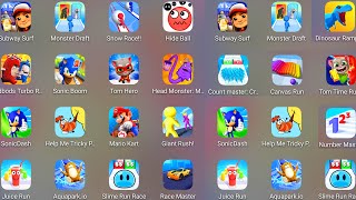 Subway Surf,Aquapark.io,Minion Rush,Mario Kart,Sonic Dash,Slime Run Race,Sonic Boom,Snow Race..... screenshot 5