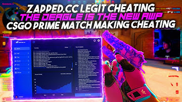 NOT SO LEGIT CHEATING = DEAGLE AWPING | ZAPPED.CC | CSGO PRIME | R2GLOBAL #90