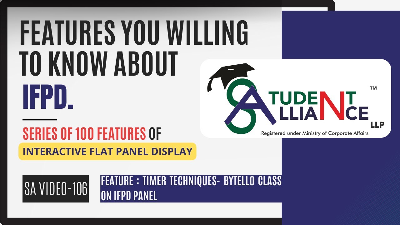 SA-106 | "Mastering Timer Techniques: Bytello Class on IFPD Panel"