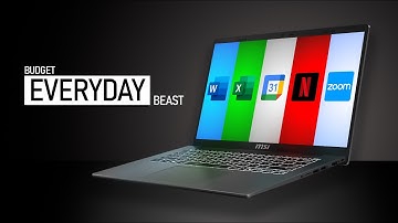 Is this the Best Budget laptop for school and work in 2025 ? | MSI Modern 14  FULL REVIEW