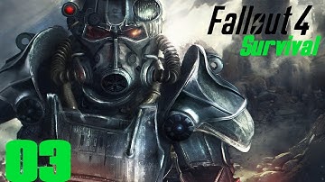 Fallout 4 Walkthrough Survival Gameplay part 3- Power armour (pc)