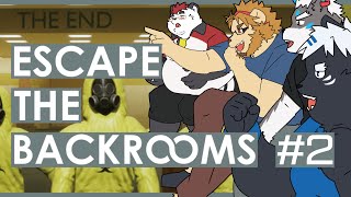 【Escape the Backrooms】このゲーム実は長いらしい。#2【吠黒コクバ/柴エナ/逢魔牙ワルト/二ノ宮キンジ】
