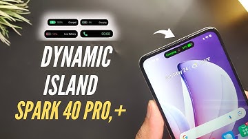 Tecno Spark 40 Pro Plus, 40 Pro Dynamic Island | Set For, Face, Call, Recorder, Charging,NFC, Music