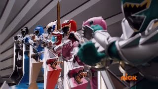 Dino Super Charge Episode 14 Silver Secret - Megazord Fight (Ultrazord) | Power Rangers Official