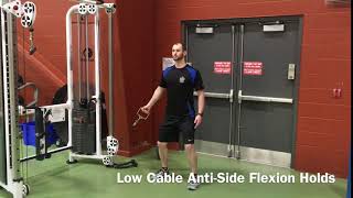 Low Cable Anti-Side Flexion Hold