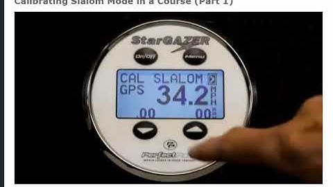 Calibrate Slalom Mode - (version 6.5NG and 7). Part 1