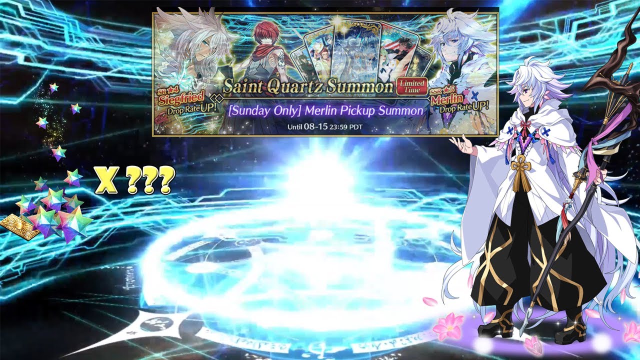 FGO: Pulling for Merlin (Insane Rolls)