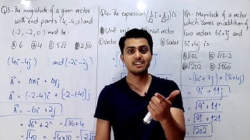 Vectors mcqs explanation || Physics