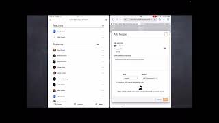 Adding people to Google Classroom and Canvas